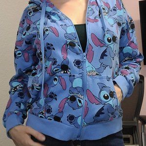 Lilo and Stitch Zip Up Hoodie and T-Shirt